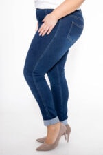 Spodnie Jeans rurki guma w pasie - obrazek 2