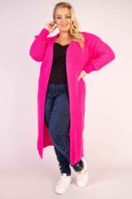 Długi kardigan splot - obrazek 9