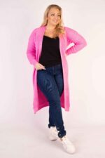 Długi kardigan splot - obrazek 16