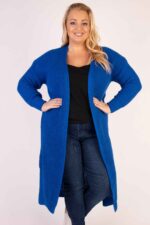 Długi kardigan splot - obrazek 18