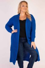 Długi kardigan splot - obrazek 19