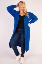 Długi kardigan splot - obrazek 20