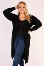 Długi kardigan splot - obrazek 22