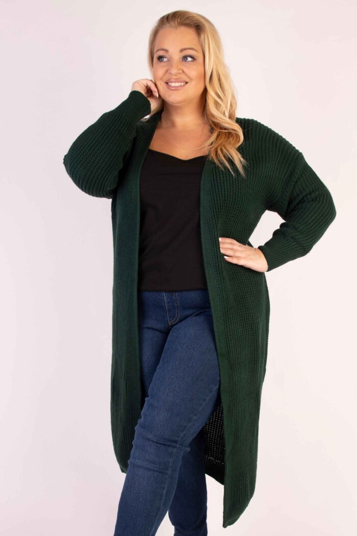 Długi kardigan splot - obrazek 24