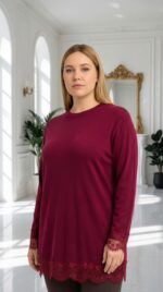 Modna Bluzka Damska Plus size - obrazek 2
