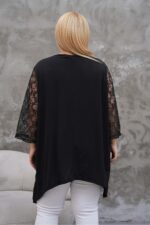 Bluzka z Długim Rękawem i Dekoltem w Serek - obrazek 8