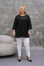 Elegancka  Tunika 3/4 rękawem - obrazek 5