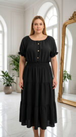 Sukienka Hiszpanka Guzik - obrazek 6