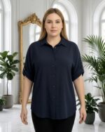 Koszula Damska z Krótkim Rękawem - obrazek 4