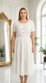 Sukienka Hiszpanka Guzik - obrazek 8