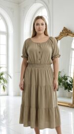 Sukienka Hiszpanka Guzik - obrazek 4