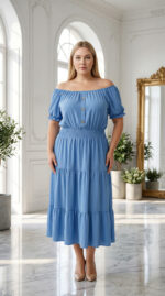 Sukienka Hiszpanka Guzik - obrazek 3