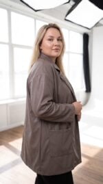 MARYNARKA DAMSKA EKO SKÓRKA - obrazek 6