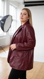 MARYNARKA DAMSKA EKO SKÓRKA - obrazek 4