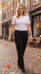 SPODNIE JEANSOWE PROSTA NOGAWKA